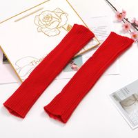 Women's Casual Solid Color Polyacrylonitrile Fiber Crew Socks A Pair sku image 2