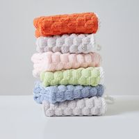 Casual Solid Color Coral Fleece Towels main image 1