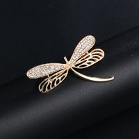 Korean Style Flower Alloy Plating Inlay Artificial Gemstones Women's Brooches sku image 13