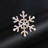 Korean Style Flower Alloy Plating Inlay Artificial Gemstones Women's Brooches sku image 2
