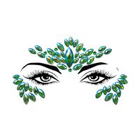 Water Droplets Acrylic Diamond Eyelash Glue Tattoos & Body Art 1 Piece sku image 57