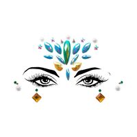 Water Droplets Acrylic Diamond Eyelash Glue Tattoos & Body Art 1 Piece sku image 6