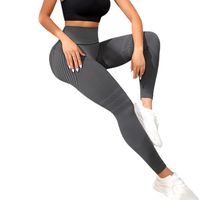 Sports Solid Color Nylon Active Bottoms Leggings main image 3