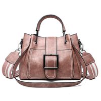 Women's Medium All Seasons Pu Leather Solid Color Vintage Style Square Zipper Handbag main image 5