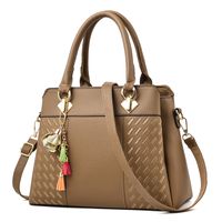 Women's Large All Seasons Pu Leather Solid Color Classic Style Square Zipper Handbag main image 2