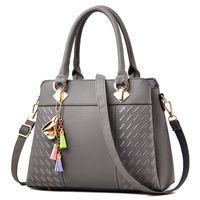 Women's Large All Seasons Pu Leather Solid Color Classic Style Square Zipper Handbag sku image 6