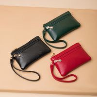 Women's Solid Color Pu Leather Zipper Wallets main image 1