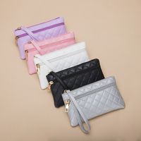 Women's Lingge Pu Leather Zipper Wallets main image 6