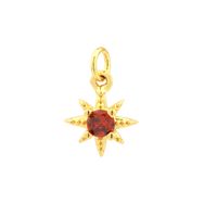 Simple Style Shiny Star Copper Plating Inlay Zircon 18k Gold Plated Charms main image 7