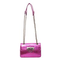 Women's All Seasons Pu Leather Solid Color Streetwear Square Lock Clasp Square Bag main image 2