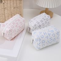 Letter Cloth Learning Preppy Style Pencil Case main image 2