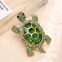 Style Simple Tortue Alliage Incruster Femmes Corsage main image 3