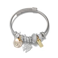 Style Simple Lettre Acier Inoxydable Alliage Perlé Bracelet sku image 1