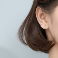 1 Paar Einfacher Stil Einfarbig Überzug Kupfer Vergoldet Ohrringe main image 4