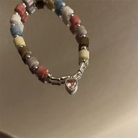Sweet Heart Shape Alloy Plating Women's Bracelets sku image 1