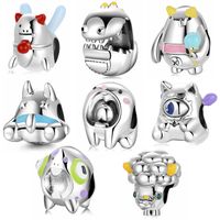 Casual Streetwear Cartoon Sterling Silver Jewelry Accessories main image 1