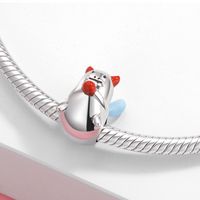 Casual Streetwear Cartoon Sterling Silver Jewelry Accessories main image 3