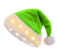 Christmas Fashion Solid Color Cloth Party Christmas Hat sku image 17