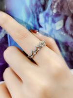 1 Piece Fashion Fish Tail Copper Inlay Artificial Pearls Zircon Open Ring sku image 16