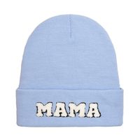 Women's Embroidery Letter Embroidery Eaveless Wool Cap sku image 5