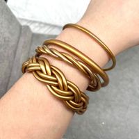 Style Simple Rond Couleur Unie Gel De Silice Unisexe Bracelet Bouddhiste sku image 10