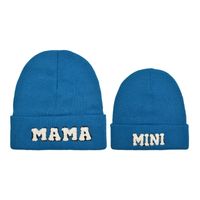 Women's Embroidery Letter Embroidery Eaveless Wool Cap sku image 35