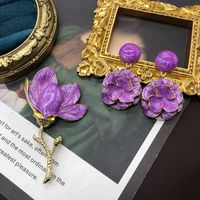 Elegant Retro Luxurious Flower Alloy Wholesale Earrings Brooches main image 1