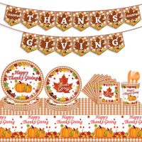 Thanksgiving Pumpkin Letter Paper Party Party Packs sku image 1
