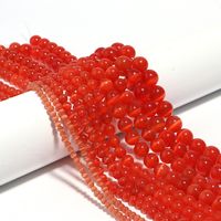 Natural Ice Seed Strawberry Crystal Scattered Round Beads Semi-finished sku image 4