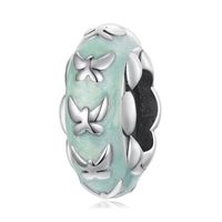 Casual Animal Sun Butterfly Sterling Silver Beaded Inlay Zircon Jewelry Accessories sku image 2