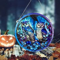 Halloween Owl Arylic Party Hanging Ornaments Decorative Props main image 3