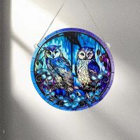 Halloween Owl Arylic Party Hanging Ornaments Decorative Props main image 4