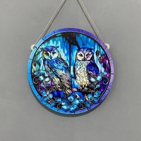 Halloween Owl Arylic Party Hanging Ornaments Decorative Props main image 2