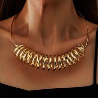 Wholesale Jewelry Streetwear Solid Color Iron Plating Choker main image 1