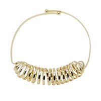 Wholesale Jewelry Streetwear Solid Color Iron Plating Choker main image 3