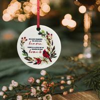 Christmas Casual Round Letter Arylic Indoor Inside The Car Hanging Ornaments Decorative Props main image 1