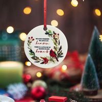 Christmas Casual Round Letter Arylic Indoor Inside The Car Hanging Ornaments Decorative Props main image 3