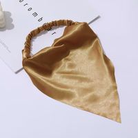 Fashion Solid Color Elastic Triangle Scarf Hair Accessories Wholesale sku image 8