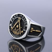 Punk Skull 304 Stainless Steel Men'S Wide Band Rings main image 3