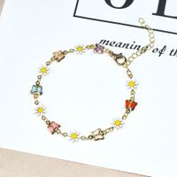 Wholesale Jewelry Casual Simple Style Star Heart Shape Bow Knot Alloy Rhinestones Pearl Plating Inlay Bracelets sku image 8