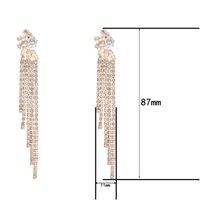 Wholesale Jewelry Lady Sexy Solid Color Alloy Gold Plated Plating Three-dimensional Drop Earrings main image 4