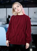 Women's Sweater Long Sleeve Sweaters & Cardigans Warm Casual Solid Color sku image 6
