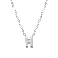 Elegant Letter Sterling Silver Pendant Necklace In Bulk sku image 44