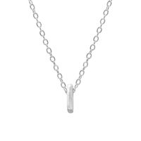 Elegant Letter Sterling Silver Pendant Necklace In Bulk sku image 45