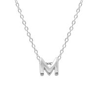 Elegant Letter Sterling Silver Pendant Necklace In Bulk sku image 49