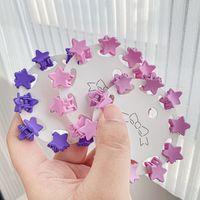 Cute Star Flower Plastic Hair Claws main image 5