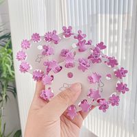 Cute Star Flower Plastic Hair Claws main image 3