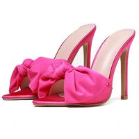 Women's Elegant Solid Color Open Toe High Heel Sandals main image 2