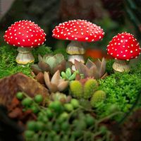 Casual Mushroom Synthetic Resin Daily Decoration main image 4