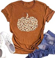 Women's T-shirt Short Sleeve T-shirts Printing Casual Pumpkin main image 3